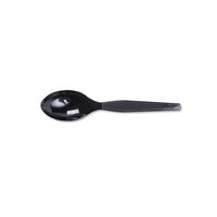 Dixie - Plastic Cutlery Heavy Mediumweight Teaspoons Black 100/Box "Product Category: Breakroom And Janitorial/Food Service Supplies" by DIXIE FOOD SERVICE
