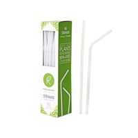Repurpose 100% Compostable Plant Based Straws | BPA Free | Eco Friendly Straws | 50 Party Straws