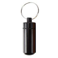 Erholi Waterproof Portable Medicine Box Bottle Holder Keychain Carabiner Pill Dispensers & Reminders