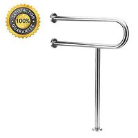 Toilet Grab Bar, 24-Inch safety Bathroom rail Heavy Duty Screw-in Assist handles for ADA Bathroom