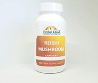 Reishi Mushroom Powder Capsules (60 Count 500mg Each) Ganoderma lucidum with Free Shipping