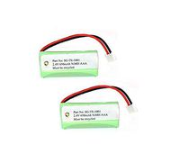 SPS Brand 2.4V 650mAh Replacement Battery for RCA 2112 (2 Pack)