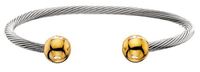 Classic Gold Ball Stainless Steel Cable - M
