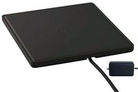 RCA Low Profile Antenna UHF/DTV/HDTV Active Receive Local Digital TV Broadcasts FM Radio Signals