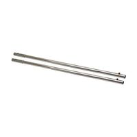 DMI Metal Bed Rail Extension Bars, 1 Pair, Silver