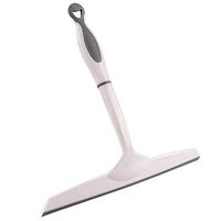 All-Purpose Shower Squeegee Household Long Handle Glass Cleaner Glass Artifact With Handle Glass Wipe Clean Window Plastic Glass Scraping Window Clean Mop ( Color : White , Size : One size )