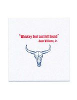 Signature Napkins Disposable Linen-Like Woven 3-ply Tissue Napkins, 20 Units Per Pack (Hank Williams)