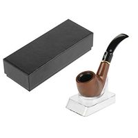 Huairdum Tobacco Pipe, Collectible Durable Smoking Resin Pipe Tobacco Cigarette Cigar Pipe SD-103