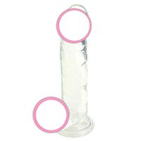 XOYOX Trumpet Crystal Ðildǒ Wand with Hands-Free Suction Cup Dīldɔ T-oy Used for Couple in Everywhere You Wanted（Pink）