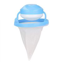 Yosooo Washing Machine Hair Catcher, Floating Lint Mesh Bag Pet Hair Collector Laundry Filter Bag for Washing Machine, 3.744.92 inch(Blue)