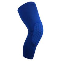 Hunputa Upgrade Version Basketball Knee Pads, Compression Kids Adult Pads Crashproof Volleyball Football Cycling Long Leg Knee Sleeves Protector Gear