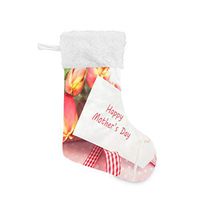 Personalized Christmas Stocking Marvellous Mother's Day Background Santa Xmas Tree Decor Socks Gift Kids Fireplace/Restaurant/Hotel/Club/bar