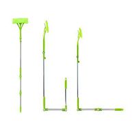 Stainless Steel Mop, RDTIAN Telescopic Foldable Handle Cleaning Glass Sponge Mop Cleaner Window Extendable