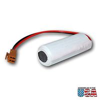 3V PLC Computer Backup Battery Replaces Interstate LIT5110, CR17450E-R, CR17450E-RL, 77 CNC Router, 25C3891, 17450ER-CX, CR17450SER, CNC 16i, 18i, 21i, 160i, 180i Series programmable Logic Controller