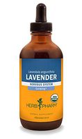 Herb Pharm Certified Organic Lavender Flower Liquid Extract for Calming Nervous System Support - 4 Ounce