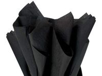 Pack of 1 Fresh Mint Floral Design Vogue Size Bag Choose Tissue Paper Color (Black) npKN240