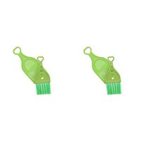 Green Mini Dustpan with Brush - Set of 2