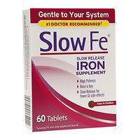 Slow Fe Slow Release Iron, Tablets, 60 ea - 2pc