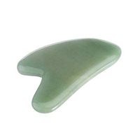 YOMIUP Gua Sha Scraping Massage Tool Green Aventurine Jade for SPA Acupuncture