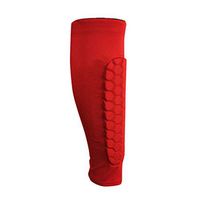 1PC Men Women Premium Calf Compression Sports Socks for Shin Splint Calf Pain Relief Knee Stockings Cycling, Maternity, Travel (Red, L)