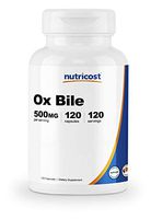 Nutricost Ox Bile Capsules 500mg Per Serving (120 Capsules) - Gluten Free & Non-GMO
