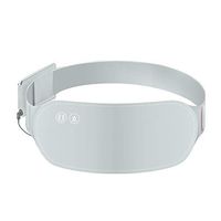 ALIECOM Portable Heating Pad Plus Massage for Menstrual Period Cramps, USB Electric Far-Infrared Waist Warming Belt for Abdomen, Stomach, Neck and Shoulders, Back Pain Relief (Gray-with Battery)