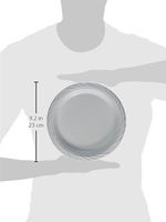 Blue Sky 241-2 241 100 Disposable Plastic Plates, 9-Inch, White (200 Count), 200 PACK