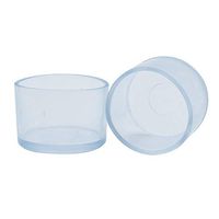 Treely 16Pcs Leg Tips Caps, 1 1/4 Inch Hardwood Floor Protectors Chair Leg Caps Furniture Feet Cover, Transparent