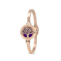 Tree of Life Diffuser Bracelet (Rose Gold Large)