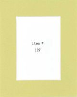 Pack of 100 8x10 Frolic Picture Mats Mattes with White Core Bevel Cut for 5x7 Photo