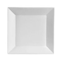 Yanco ML-114 14" Square Plate, Porcelain, Super White, Pack of 6