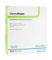 Dermarite Industries Derma Foam Non-Adhesive Foam Dressing, 6x6, 10 Count