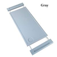 Mobile Overbed Table-Bed Rail Laptop Table-Adjustable Elderly Medical Devices on The Nursing Bed for Eat, Read,Gray