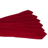 Velvet Doctor's Bars (Chevrons) Red Set of 6 Bars for Clergy or Judicial Robes