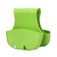 Tloowy Kitchen Gadget Organizer Double Saddle Sink Storage Pocket Brush Organizer Sponge Holder