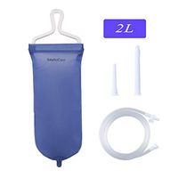 Enema Bag Kit Anal Douche for Men Women, with Silicone Hose - Reusable Home Coffee & Water Colon Cleansing/Detox Enemas, 2L Capacity