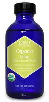 Zongle USDA Certified Organic Lime Essential Oil, Safe to Ingest, Citrus Aurantifolia, 1 Oz