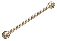 Liquid Accents Bathroom Grab Bar - Brushed Nickel, 18-Inch, Easy to Install on Shower, Tub or Bathroom Wall