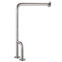 Stainless Steel Armrest Bathroom Floor-Standing Safety Armrest Wc Toilet Support Frame Old Man Disabled Pregnant Woman Guardrail Non-Slip Armrest,B