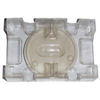 Clear Acrylic Card Holder - Revolving, Holds 2 Decks of Cards