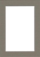 Pack of (5) 5x7 Acid Free White Core Picture Mats Cut for 4x6 Pictures in Sage Green