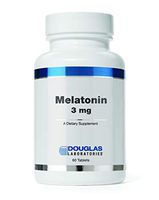 Douglas Laboratories - Melatonin 3 mg - Supports Sleep/Wake Cycles - 60 Tablets