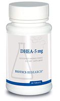 Biotics Research DHEA-5 mg – Hormonal Balance, Metabolism, Improved Mood and Outlook, Age Gracefully, Healthy Stress Response. 60 Tablets