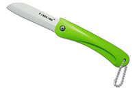 3" kitchen Ceramic fruit knife (green)