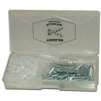 Toggler Alligator Solid Wall Anchors, 50-piece Kit W/#10 X 1-1/2in Screws