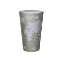 Eco-Products 1219187 World Art Renewable and Compostable Hot Cups