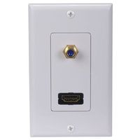 audiovox dh202r HDMI F Connector Wall Plate
