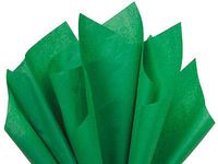 Buy All Store *16 Colors!!* Tissue Paper for Gift Wrapping 15"x20" Solid Sheets Your Choice!(20 Ct) (Festive Green)