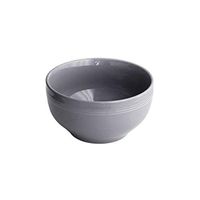 AXZHYX Bowl Ceramic Bowl Household Soup Bowl Irregular Chrysanthemum Bowl Tableware Fruit Salad Plate Gray Food Utensils Hotel Tableware Home Noodles Boiled Fish Soup Bowl (Color : L)