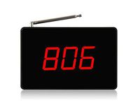 SINGCALL Wireless Hotel Bank Service System,Guest Paging System,Restaurant Calling System,Convenient Small and Exquisite, Fixed Receiver(SC-R15)